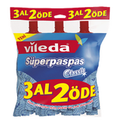 Vileda Süper Classic Yedek Paspas 3 Al 2 Öde - VİLEDA