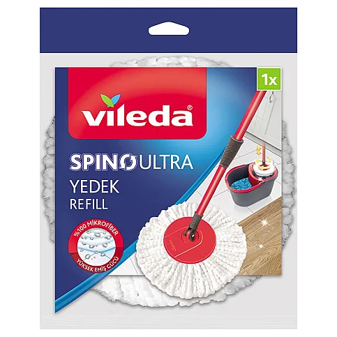VİLEDA TURBO YUVARLAK YEDEK PASPAS TEKLİ - 1