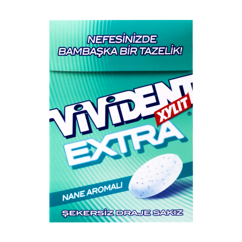 VİVİDENT XYLİT SAKIZ EXTRA NANE AROMALI 23gr - 1