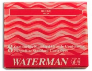 Waterman Dolma Kalem Kartuşu Kırmızı 8Li (0110880) - WATERMAN