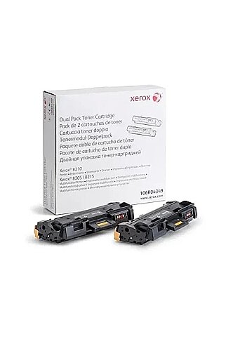 XEROX 106R04349 SİYAH TONER 2Lİ 6000 SAYFA (B210-B205-B215) - 1
