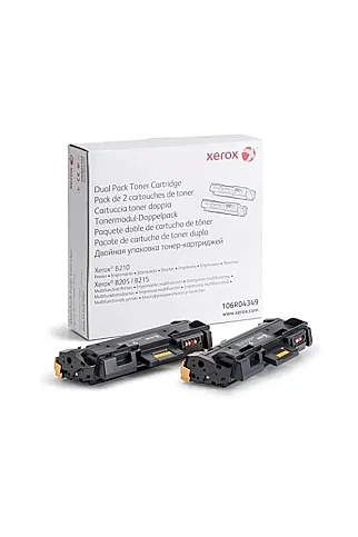 Xerox 106R04349 Siyah Toner 2li 6000 Sayfa (B210-B205-B215) - 1