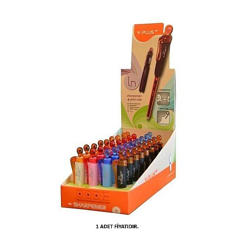 Y-PLUS SX1212 KALEM BAŞLIKLI PLASTİK KALEMTRAŞ (51008700) - 1
