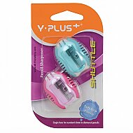 Y-PLUS X08-9 SHUTTLE HAZNELİ KALEMTRAŞ 2Lİ BLİSTER (51008738) - Y-PLUS