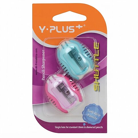 Y-PLUS X08-9 SHUTTLE HAZNELİ KALEMTRAŞ 2Lİ BLİSTER (51008738) - 1