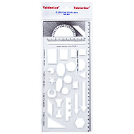 YILDIZLAR 007 CETVEL ÖLÇEKLİ ŞABLON 30cm - YILDIZLAR