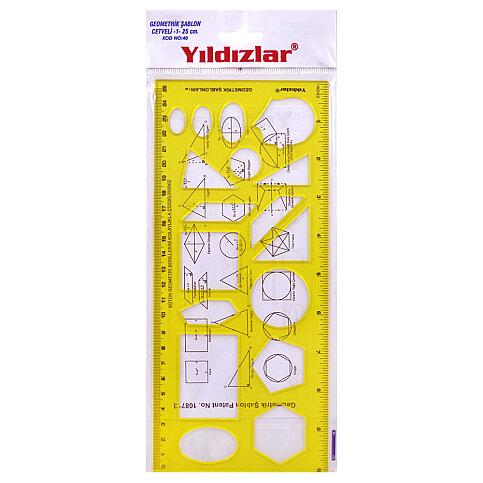 YILDIZLAR 040 GEOMETRİK ŞABLON - 2