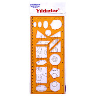 YILDIZLAR 040 GEOMETRİK ŞABLON - YILDIZLAR