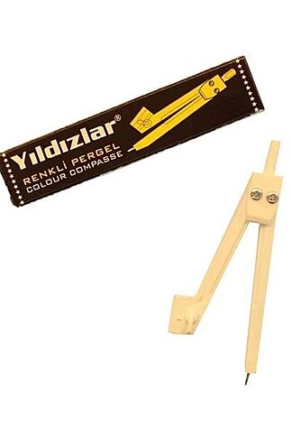 YILDIZLAR 042 PLASTİK ÖĞRENCİ PERGELİ - 1