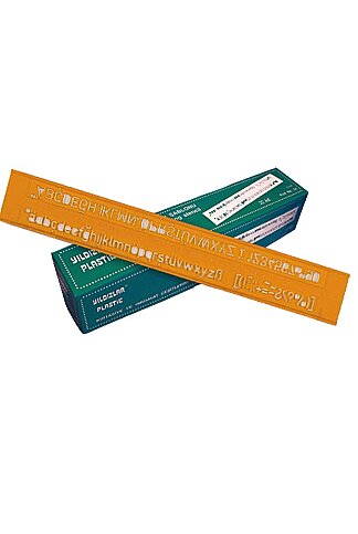 YILDIZLAR 054 TEKNİK YAZI ŞABLONU 10mm - 1