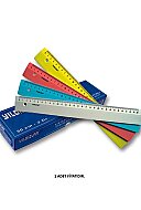 YILDIZLAR 070 RENKLİ BÜRO CETVELİ 30cm - YILDIZLAR
