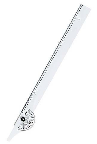YILDIZLAR 075 OYNAR BAŞLI PLASTİK T CETVELİ 65cm - 1