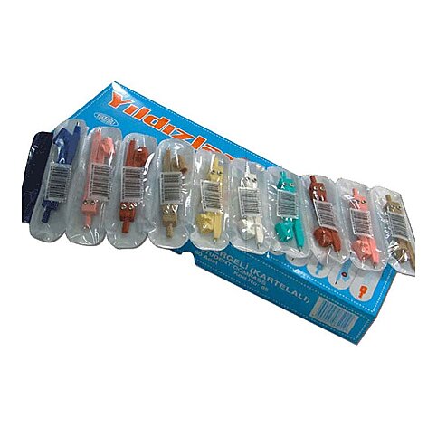YILDIZLAR 085 PLASTİK PERGEL BLİSTER - 1