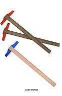 YILDIZLAR 113 TAHTA T CETVELİ 75cm - YILDIZLAR