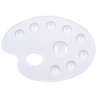 YILDIZLAR 138 OVAL GODELİ BÜYÜK BOY RESİM PALETİ - YILDIZLAR