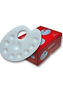 YILDIZLAR 162 OVAL GODELİ KÜÇÜK BOY RENKLİ RESİM PALETİ - YILDIZLAR