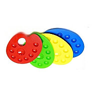 YILDIZLAR 162 OVAL GODELİ KÜÇÜK BOY RENKLİ RESİM PALETİ - YILDIZLAR