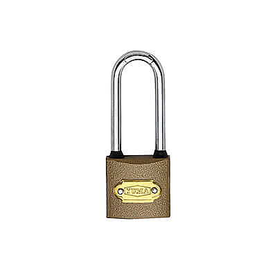 YUMA YM-1225BL DÖKÜM UZUN KANCALI ASMA KİLİT 25mm SARI - 1