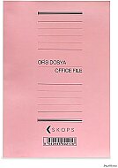 ZARFSAN SKOPS 153-K-191 TAM KAPAK KARTON DOSYA PEMBE 1.KALİTE - SKOPS